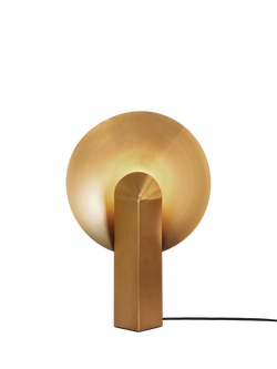 MADE Axel Table Lamp, Brass, Brass