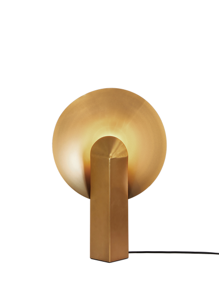 MADE Axel Table Lamp, Brass, Brass
