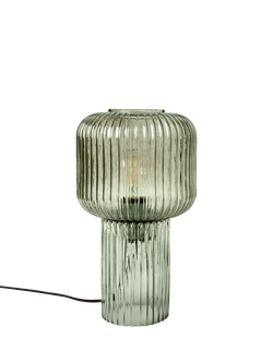 MADE Briz Small Textured Glass Table Lamp, Green