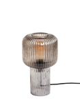 MADE Briz Small Textured Glass Table Lamp, Gray