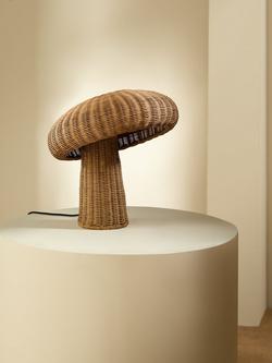 MADE Leilani Woven Rattan Table Lamp - view 2, Multi