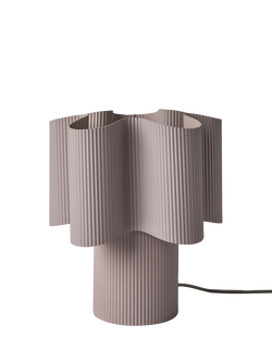 MADE Sydney Pleated Table Lamp, Lilac, Lilac