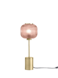 MADE Briz Textured Glass Table Lamp, Pink