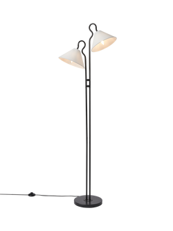 MADE Madelyn Floor Lamp, Black, Black