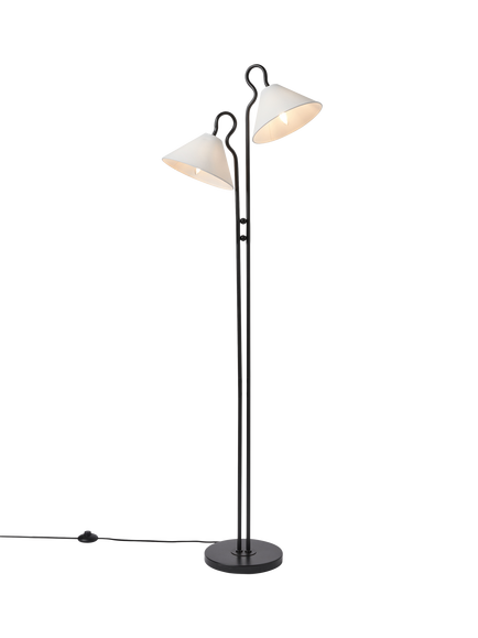 MADE Madelyn Floor Lamp, Black, Black