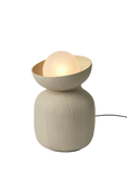 MADE Vera Textured Ceramic Floor Lamp, Cream