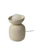 MADE Vera Textured Ceramic Floor Lamp, Cream