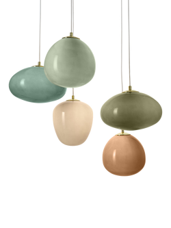 MADE Adrienne 5 Light Cluster Pendant Ceiling Light, Green, Green