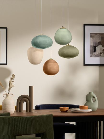MADE Adrienne 5 Light Cluster Pendant Ceiling Light, Green - view 2, Green
