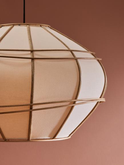 MADE Judah Pendant Ceiling Light, Natural - view 2, Multi