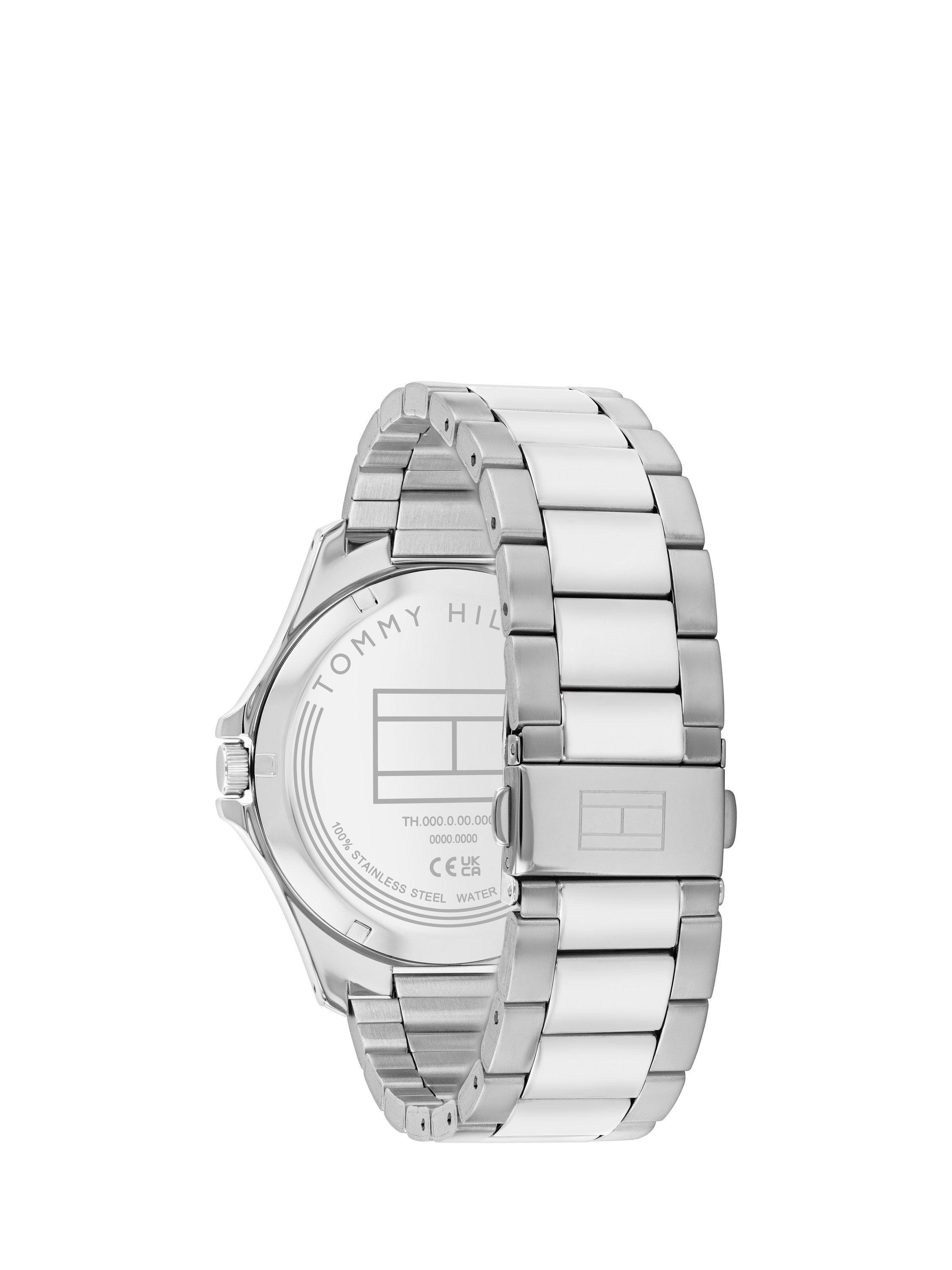 Product image 3 of 5, which shows Tommy Hilfiger 1710672 Men's Bracelet Strap Watch, Green