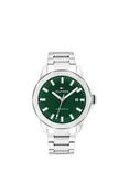 Tommy Hilfiger 1710694 Men's Automatic Sea Gull Date Bracelet Strap Watch, Green