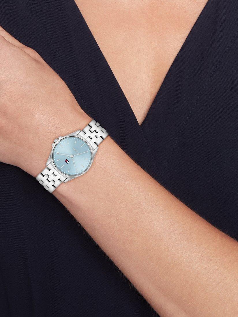 Product image 4 of 5, which shows Tommy Hilfiger 1782771 Women's Jade Bracelet Strap Watch, Blue