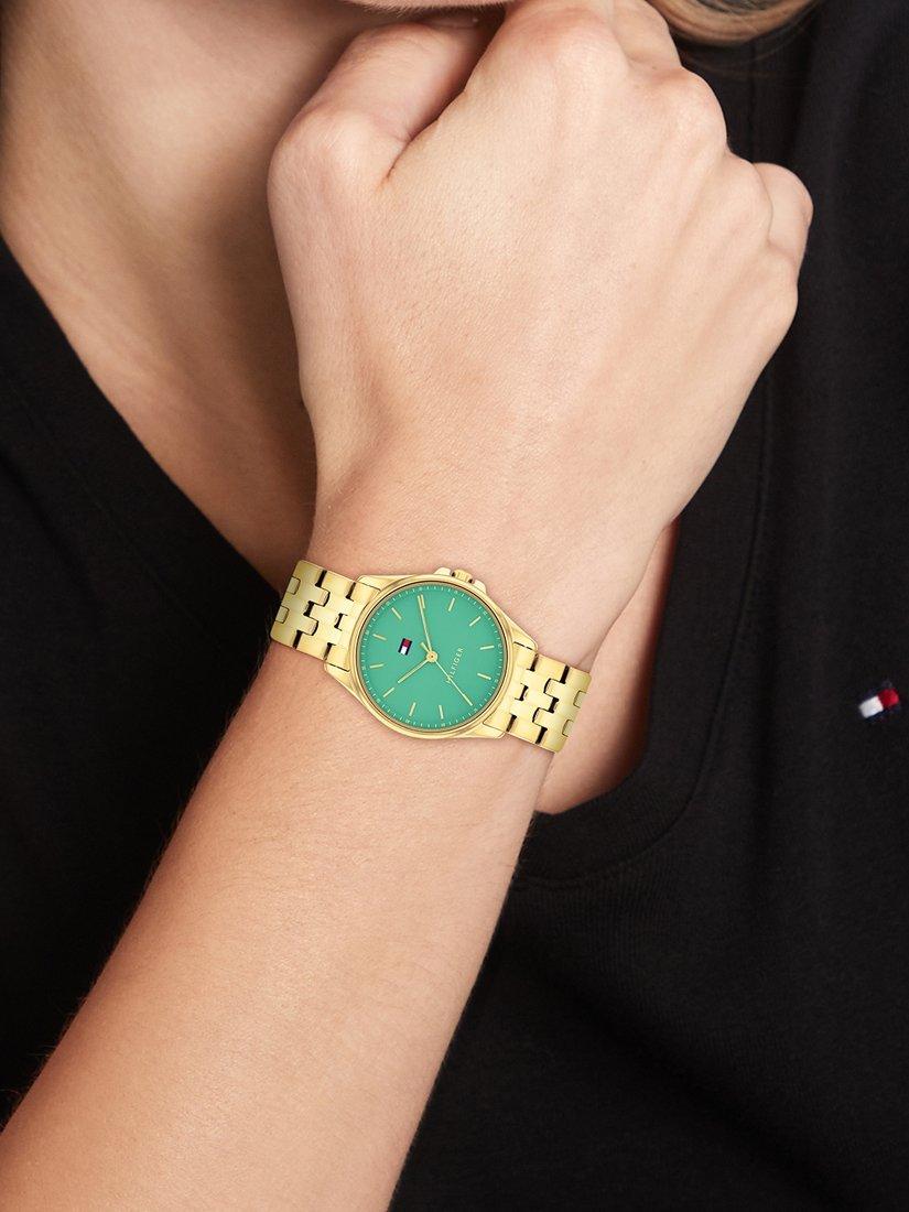 Product image 4 of 5, which shows Tommy Hilfiger 1782774 Women's Jade Bracelet Strap Watch, Green