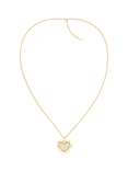 Coach 14504513 Heart and Tea Rose Watch Necklace, Gold