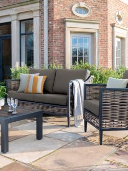 Daro Langley 4-Seater Garden Lounge Set, Black - view 2, Black