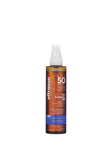 Ultrasun Body Tan Activator SPF 50 Spray, 200ml, 