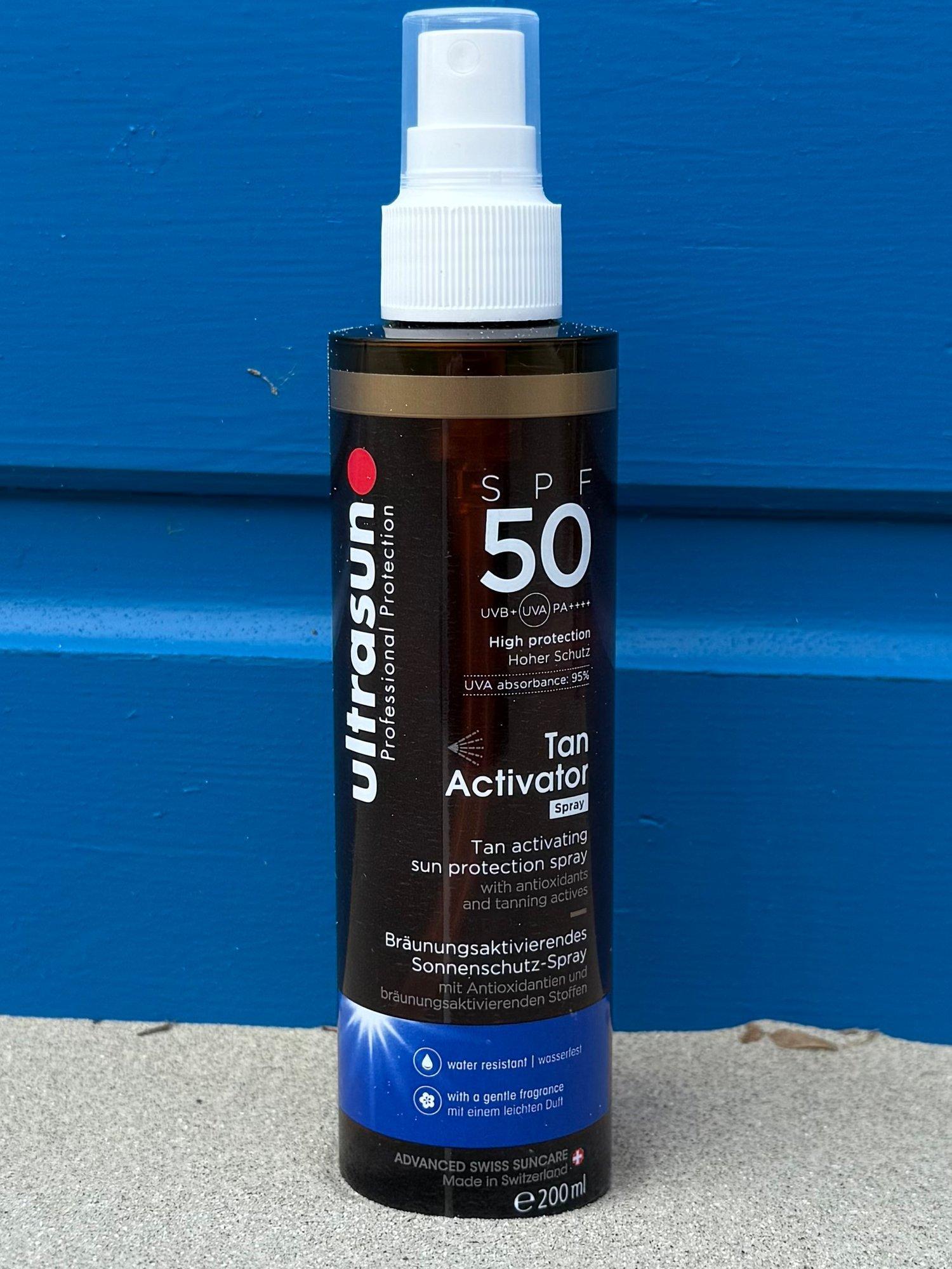 Product image 2 of 2, which shows Ultrasun Body Tan Activator SPF 50 Spray, 200ml