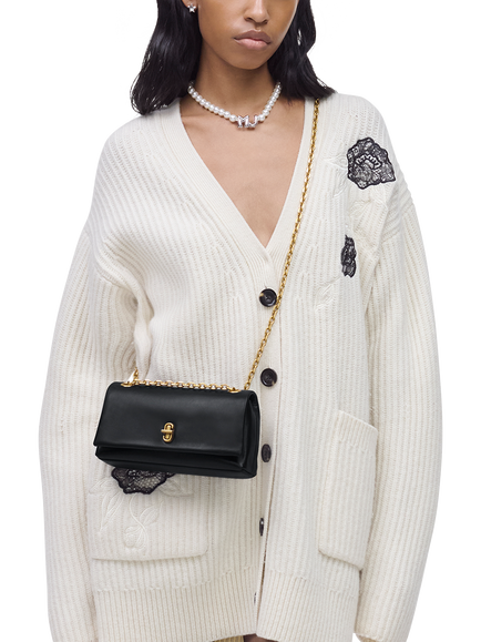 Marc Jacobs Leather The Dual Chain Mini Bag - view 2, Black
