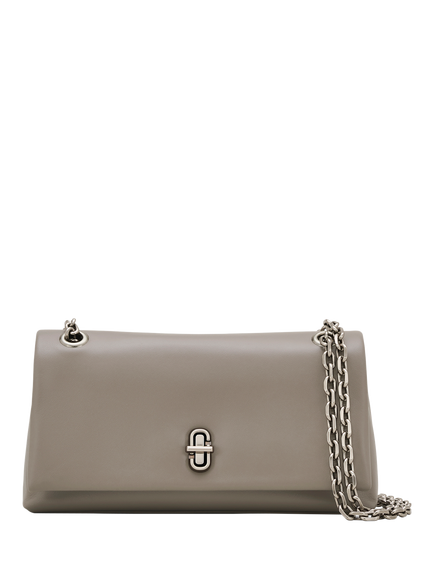 Marc Jacobs Leather The Dual Chain Mini Bag, Cement