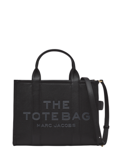 Marc Jacobs Leather The Medium Tote Bag, Black