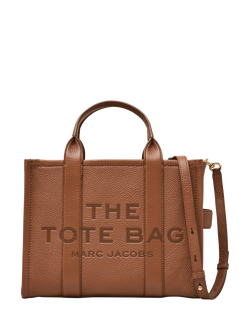 Marc Jacobs Leather The Medium Tote Bag, Argan Oil
