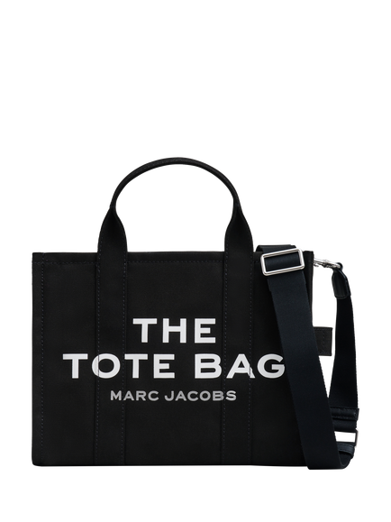 Marc Jacobs The Medium Cotton Canvas Tote Bag, Black