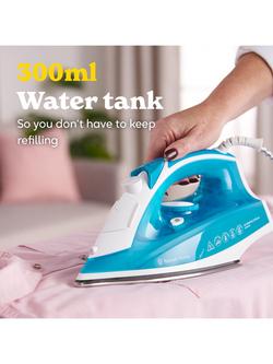 Russell Hobbs SupremeSteam Iron, Blue - view 2, Blue