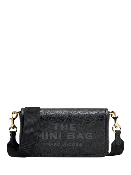 Marc Jacobs The Mini Leather Crossbody Bag, Black