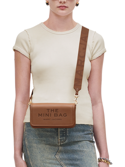 Marc Jacobs The Mini Leather Crossbody Bag - view 2, Argan Oil