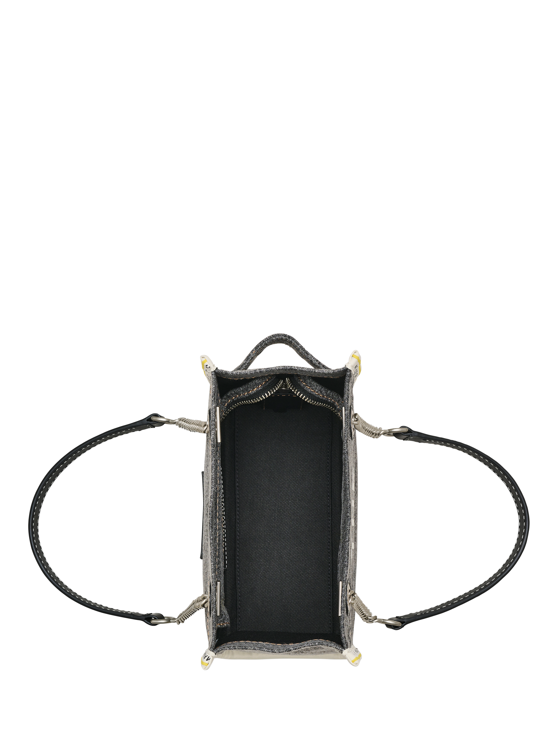 Product image 8 of 8, which shows Marc Jacobs Denim The Small Tote Bag, Black Wash