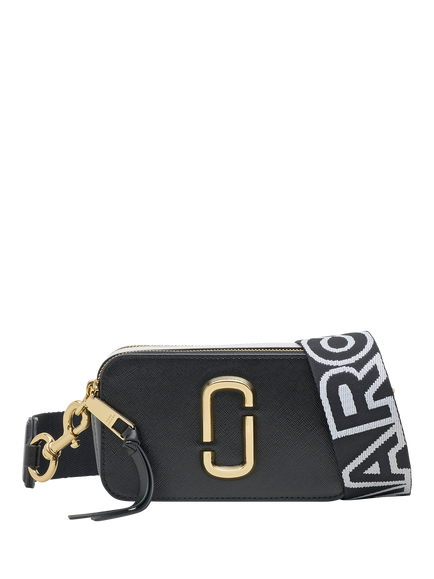 Marc Jacobs Leather Snapshot Crossbody Bag, Black, Black/Multi