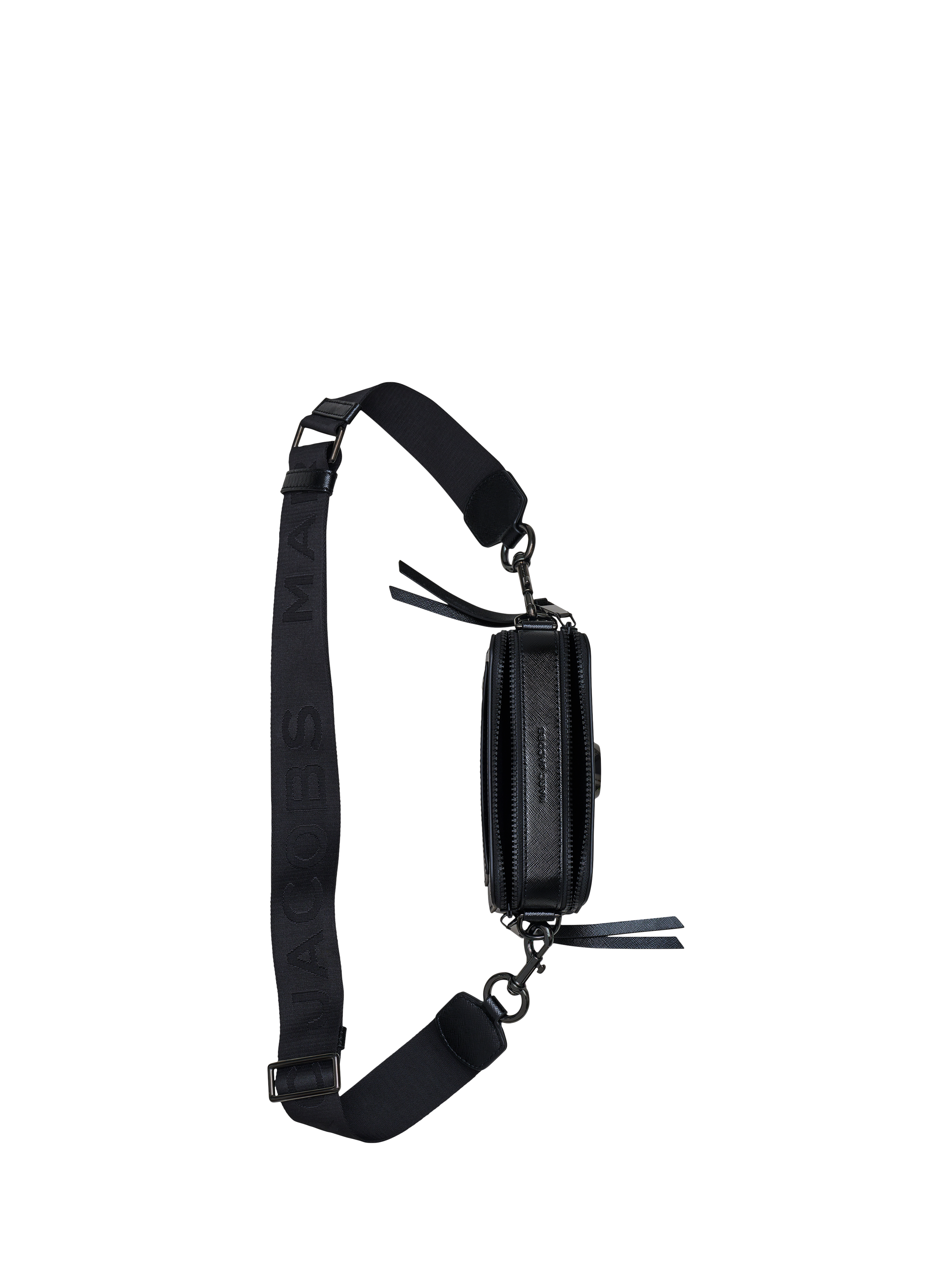 Product image 8 of 9, which shows Marc Jacobs Leather Snapshot Crossbody Bag, Black