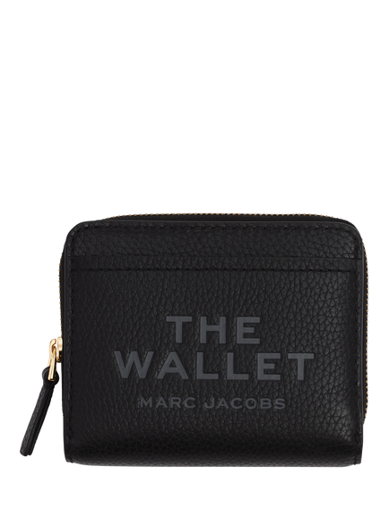 Marc Jacobs Leather The Mini Wallet, Black