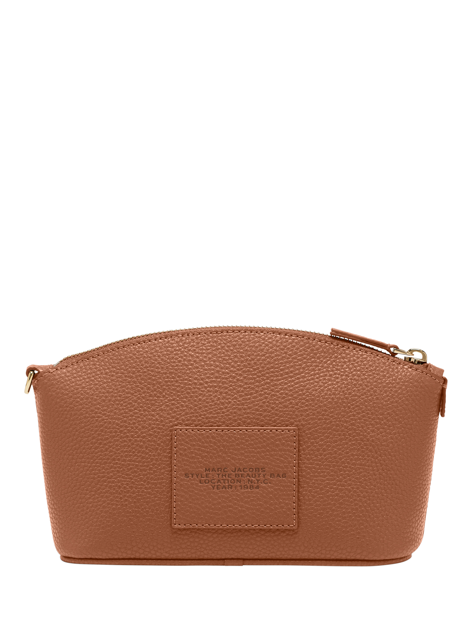 Product image 3 of 5, which shows Marc Jacobs Leather The Beauty Bag, Argan Oil