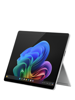 Microsoft Surface Pro, Copilot+ PC, C10 Snapdragon X Plus Processor, 16GB RAM, 256GB SSD, 13" PixelSense Flow Display, Platinum - view 2, Platinum