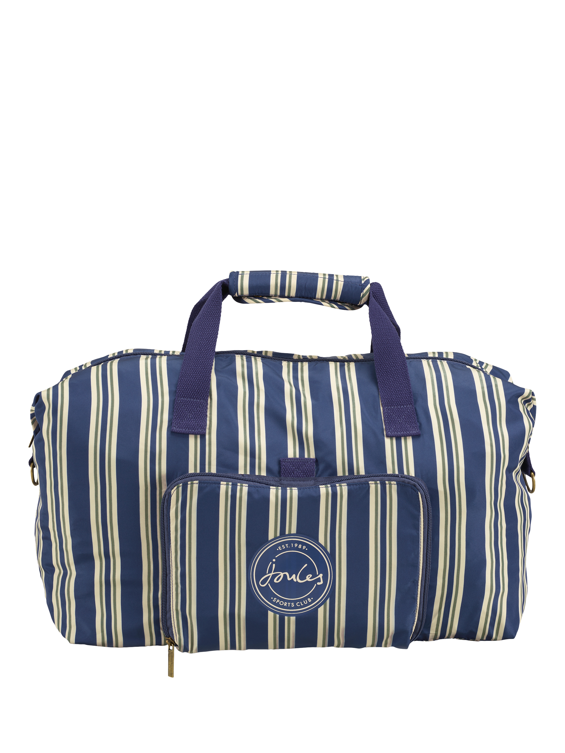 Joules Packaway Duffle Bag, Resort Stripe
