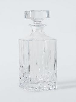 John Lewis Paloma Opera Crystal Glass 750ml Decanter & 2 Tumblers Gift Set, Clear - view 2, Clear