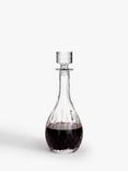 John Lewis Paloma Opera Crystal Glass Tall Decanter, 900ml, Clear