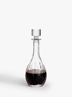 John Lewis Paloma Opera Crystal Glass Tall Decanter, 900ml, Clear - view 2, Clear