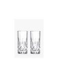 John Lewis Paloma Opera Crystal Glass Highball, Set of 2, 350ml, Clear
