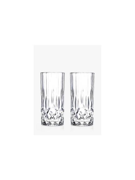 John Lewis Paloma Opera Crystal Glass Highball, Set of 2, 350ml, Clear, Clear