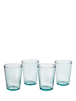 Royal Doulton Gordon Ramsay Maze Glass Highball, Set of 4, 470ml, Blue