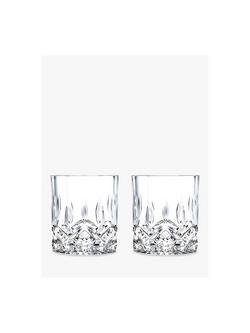 John Lewis Paloma Opera Crystal Glass Tumbler, Set of 2, 300ml, Clear, Clear