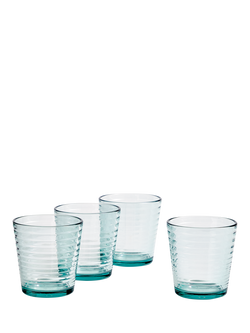Royal Doulton Gordon Ramsay Maze Glass Tumbler, Set of 4, 340ml - view 2, Blue