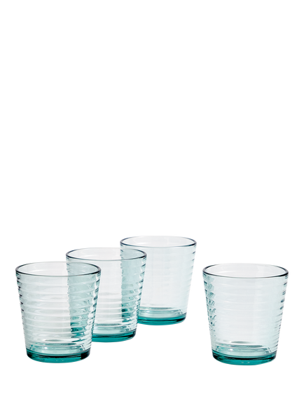 Royal Doulton Gordon Ramsay Maze Glass Tumbler, Set of 4, 340ml - view 2, Blue