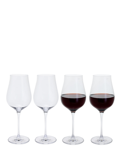 Dartington Crystal Juliet Red Wine Glass, Set of 4, 500ml, Clear, Clear