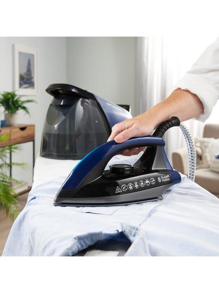 Russell Hobbs Super Steam Generator Iron, Blue - view 2, Blue