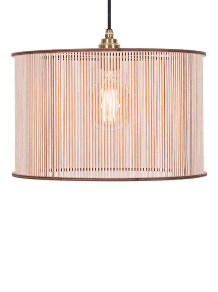 Tom Raffield Artus Birch Wood Pendant Ceiling Light, Birch