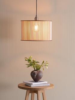 Tom Raffield Artus Birch Wood Pendant Ceiling Light - view 2, Birch